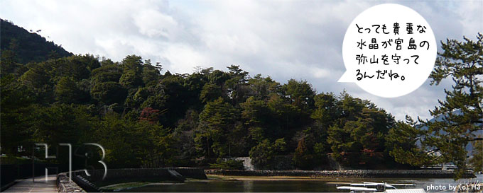 宮島の水晶山1